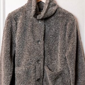 Gray teddy jacket